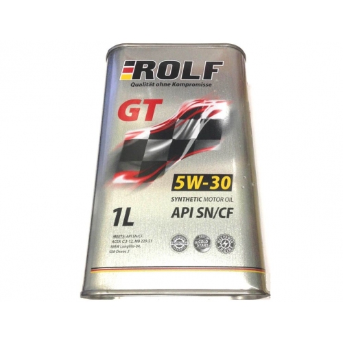 Купить Масло ROLF GT 5W-30 SN/CF (1л) в интернет-магазине Ravta – самая низкая цена