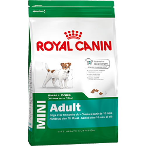 Купить Корм Royal Canin Mini Adult для собак мелких пород 4кг в интернет-магазине Ravta – самая низкая цена