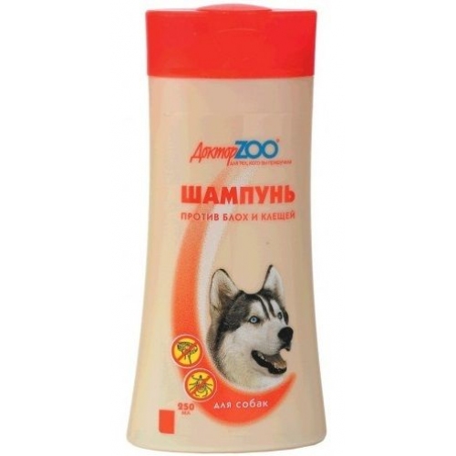 Купить Шампунь Доктор ЗОО  для собак против блох и клещей 250мл в интернет-магазине Ravta – самая низкая цена