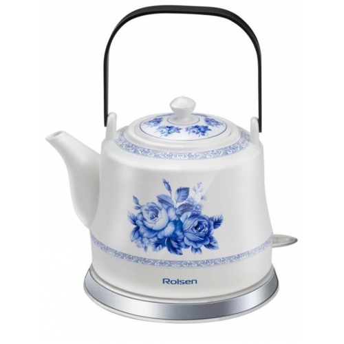 Купить Чайник керамический Rolsen RK-1050 C об.1л, гжель в интернет-магазине Ravta – самая низкая цена