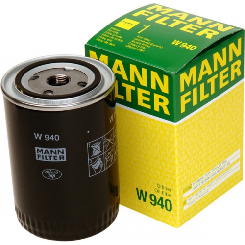 Купить W940 MANN Фильтр масляный (P553411, P550006) в интернет-магазине Ravta – самая низкая цена