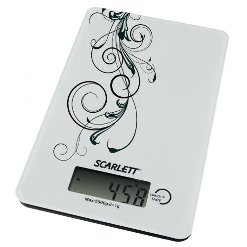 Купить Кухонные весы Scarlett SC-1212 (белый/черный) в интернет-магазине Ravta – самая низкая цена