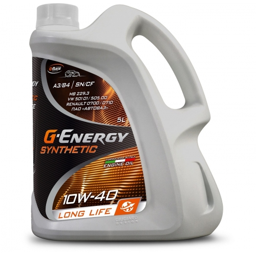 Купить Масло моторное G-Energy Synthetic Long Life 10W-40 (5л) в интернет-магазине Ravta – самая низкая цена