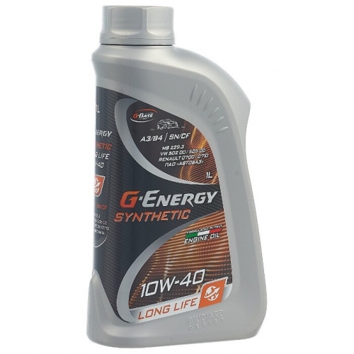 Купить Масло моторное G-Energy Synthetic Long Life 10W-40 1л в интернет-магазине Ravta – самая низкая цена