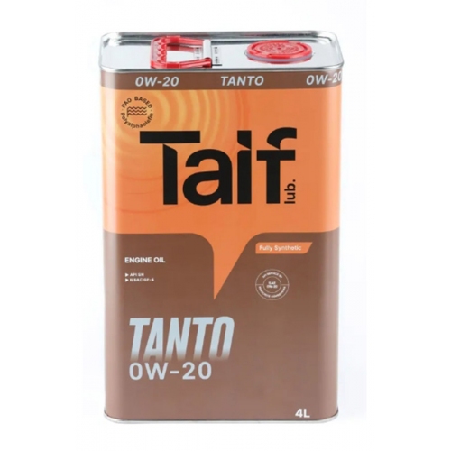 Купить Масло моторное TAIF TANTO 0W-20 4л в интернет-магазине Ravta – самая низкая цена