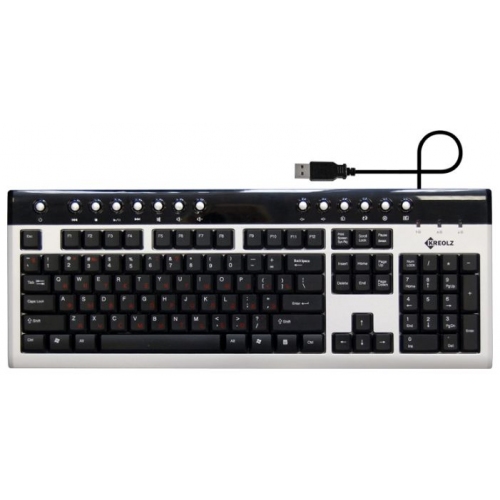 Купить Клавиатура Kreolz KM736U Silver-Black USB в интернет-магазине Ravta – самая низкая цена