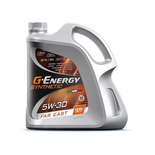 Купить Масло моторное G-Energy Synthetic Far East 5W-30 4л в интернет-магазине Ravta – самая низкая цена