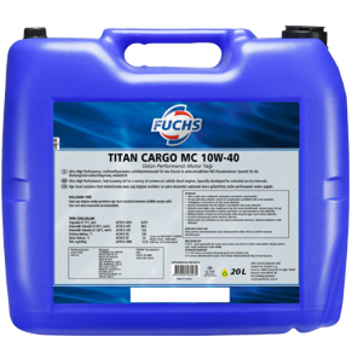 Купить Масло моторное FUCHS TITAN CARGO MC 10W-40 (20л) в интернет-магазине Ravta – самая низкая цена