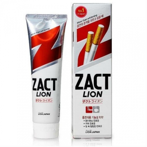 Купить 603849 Зубная паста отбеливающая Zact Lion 150 г в интернет-магазине Ravta – самая низкая цена
