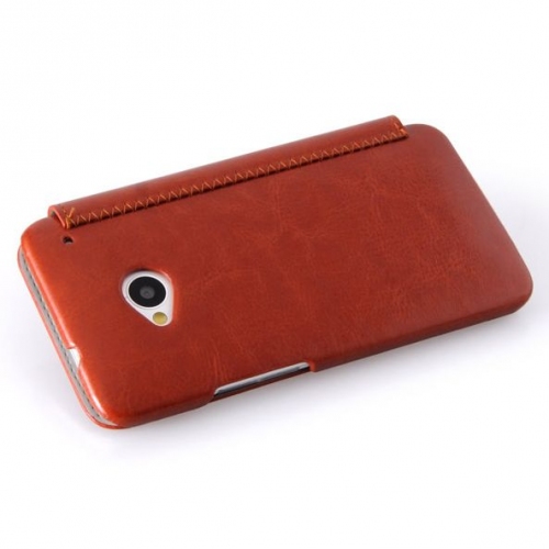 Купить Чехол HOCO Crystal folder protective case для HTC ONE (коричневый) в интернет-магазине Ravta – самая низкая цена