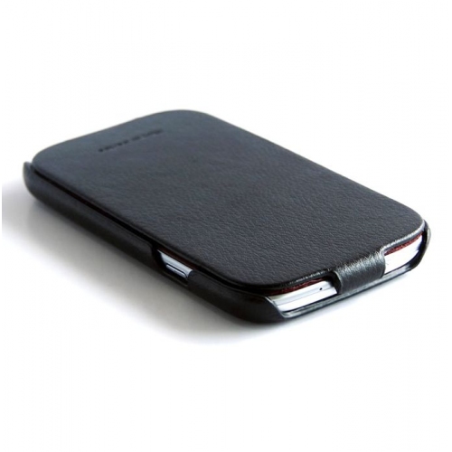 Купить Кожаный чехол HOCO Leather case для Samsung Galaxy S3 (черный) в интернет-магазине Ravta – самая низкая цена