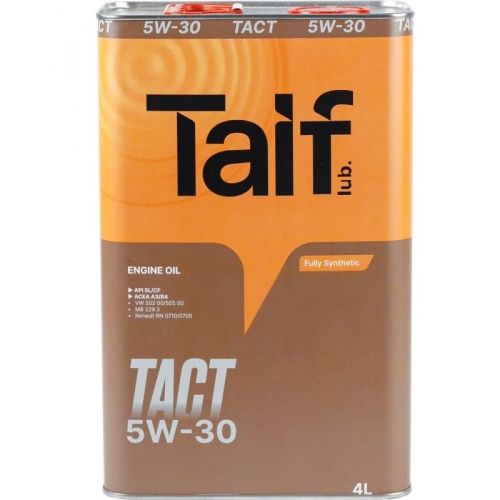 Купить Масло моторное TAIF TACT 5W-30 4л в интернет-магазине Ravta – самая низкая цена
