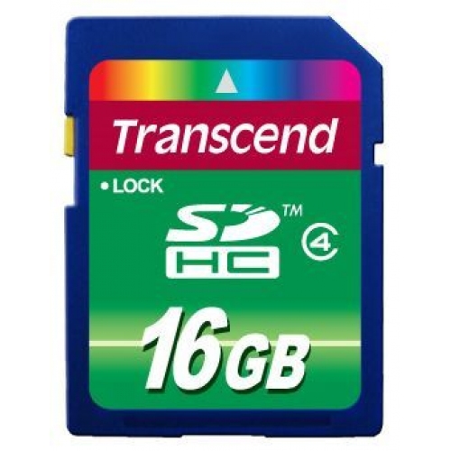 Купить Карта памяти Transcend SDHC Card 16GB Class4 (TS16GSDHC4) в интернет-магазине Ravta – самая низкая цена