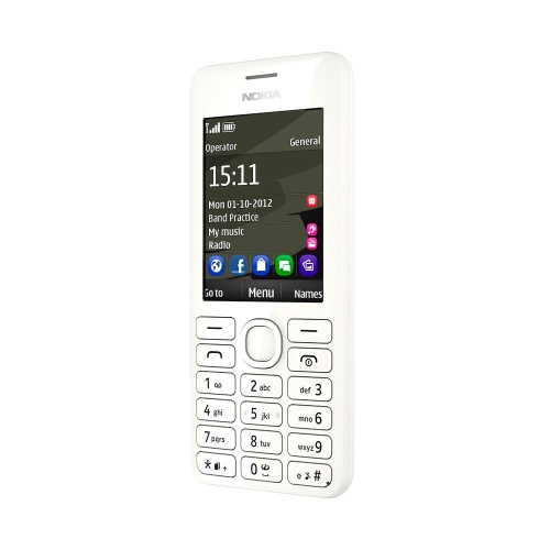 Купить Мобильный телефон Nokia 206 Dual (белый) в интернет-магазине Ravta – самая низкая цена
