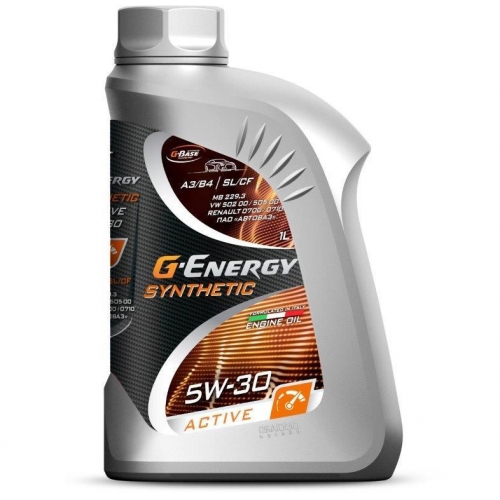 Купить Масло моторное G-Energy Synthetic Active 5W-30 1л в интернет-магазине Ravta – самая низкая цена