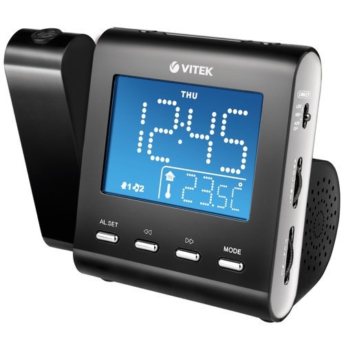 Купить Радиочасы Vitek VT-3504 ВК черный в интернет-магазине Ravta – самая низкая цена