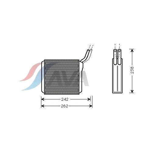 Купить (OL6205) AVA QUALITY COOLING AVA Радиатор отопителя в интернет-магазине Ravta – самая низкая цена