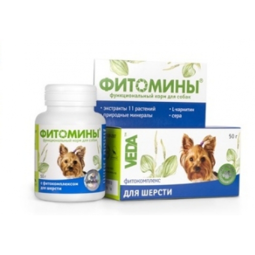 Купить Веда Фитомины для Шерсти (собака), 100таб. в интернет-магазине Ravta – самая низкая цена