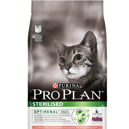 Купить ProPlan Cat STERILISED Cat Salmon 3кг. лосось для стерилизованных кошек и кастратов. 1/4/24 в интернет-магазине Ravta – самая низкая цена