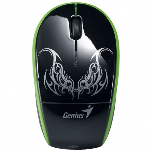 Купить Мышь Genius Traveler 9000 (черный/зеленый) в интернет-магазине Ravta – самая низкая цена