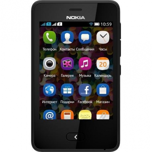 Купить Мобильный телефон Nokia 501 DS (черный) в интернет-магазине Ravta – самая низкая цена
