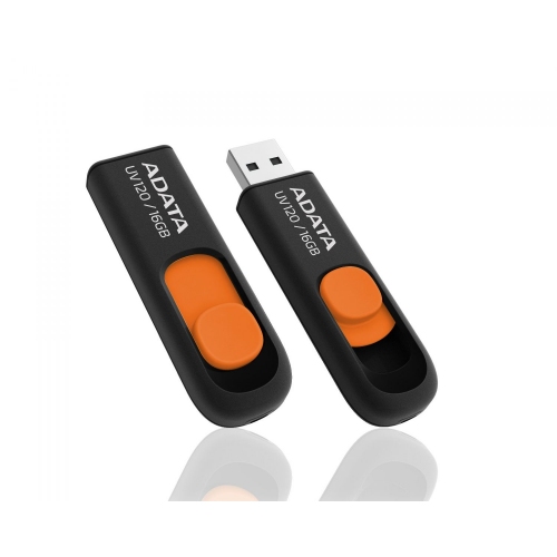 Купить USB-накопитель A-Data UV120 (16Gb) (черный/оранжевый) в интернет-магазине Ravta – самая низкая цена