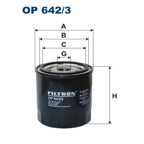 Купить OP642/3 Filtron Масляный фильтр в интернет-магазине Ravta – самая низкая цена