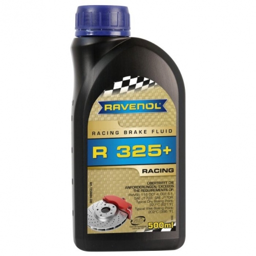 Купить Тормозная жидкость RAVENOL Racing Brake Fluid R 325+ (0,5 л) в интернет-магазине Ravta – самая низкая цена