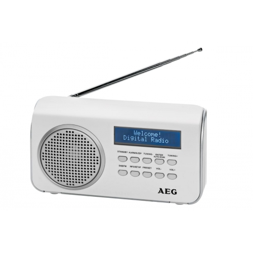 Купить Радиоприемник портативный AEG DAB 4130 weiss в интернет-магазине Ravta – самая низкая цена