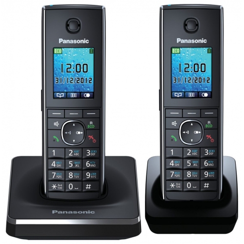 Купить Телефон DECT Panasonic KX-TG8552RUB (черный) в интернет-магазине Ravta – самая низкая цена