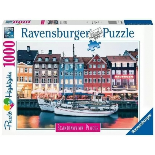 Купить Ravensburger. Пазл карт. 1000 арт.16739 "Копенгаген Дания" в интернет-магазине Ravta – самая низкая цена