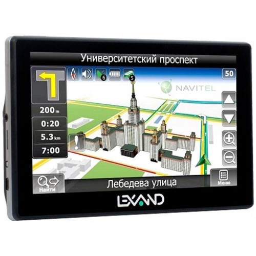 Купить Навигатор Lexand STR-6100 Pro HD Navitel (черный) в интернет-магазине Ravta – самая низкая цена