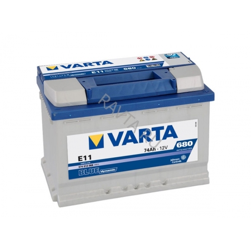 Купить Аккумулятор Varta Blue Dynamic 74Ач (правая) (574 012 068) в интернет-магазине Ravta – самая низкая цена