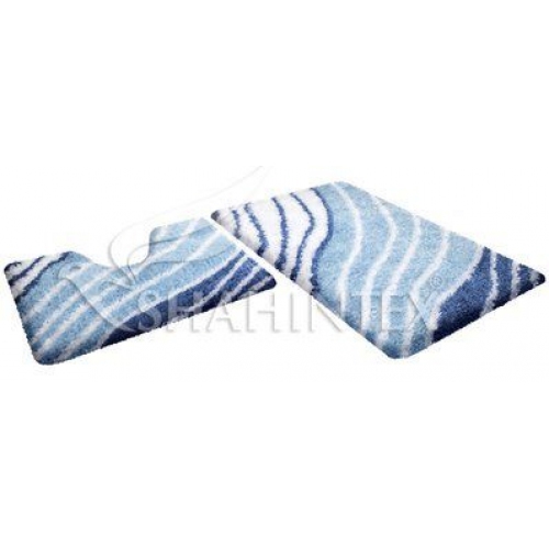 Купить Набор ковриков для ванной Shahintex Soft multicolor сапфир 600*900мм+500*600мм 00930730 в интернет-магазине Ravta – самая низкая цена