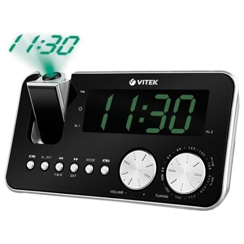 Купить Проекционные часы Vitek VT-3514 (черный) в интернет-магазине Ravta – самая низкая цена