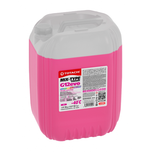 Купить Охлаждающая жидкость TOTACHI MIX-TYPE COOLANT Pink -40C G12evo 20кг в интернет-магазине Ravta – самая низкая цена