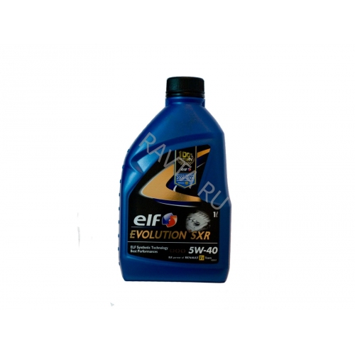 Купить Масло Elf EVOLUTION SXR 5W 40 (1л) в интернет-магазине Ravta – самая низкая цена
