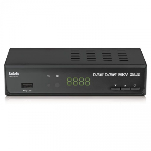 Купить Ресивер DVB-T2 BBK SMP-244HDT2 т.серый в интернет-магазине Ravta – самая низкая цена