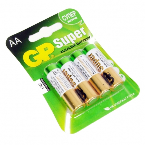 Купить Батарея GP 15A-BC4 AA 4шт в интернет-магазине Ravta – самая низкая цена