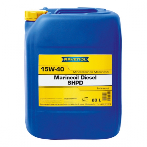 Купить Моторное масло RAVENOL Marineoil Diesel SHPD 15W40 (20л) в интернет-магазине Ravta – самая низкая цена