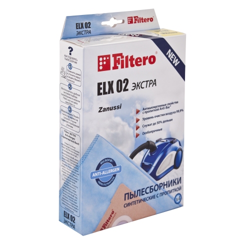 Купить Пылесборники синтетические FILTERO ELX02(4) ЭКСТРА (R) в интернет-магазине Ravta – самая низкая цена