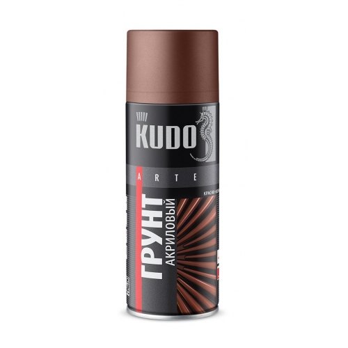 Купить KU-2102 Kudo Грунт универсальный акриловый (красно-коричневый) (520мл) в интернет-магазине Ravta – самая низкая цена