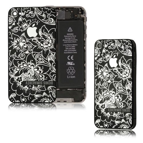 Купить Задняя панель Denis Simachev для iPhone 4 (черный/серебристый) в интернет-магазине Ravta – самая низкая цена