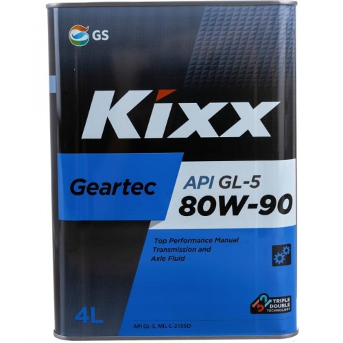 Купить Kixx Geartec GL-5 80W-90 /4л мет. в интернет-магазине Ravta – самая низкая цена