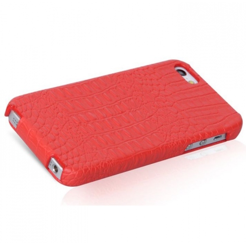 Купить Чехол Borofone Crocodile flip leather case для iPhone 5, имитация кожи крокодила (красный) в интернет-магазине Ravta – самая низкая цена