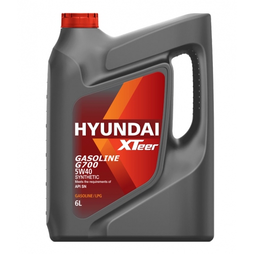 Купить Масло HYUNDAI XTeer Gasoline G700 5W-40 (6л) SN в интернет-магазине Ravta – самая низкая цена