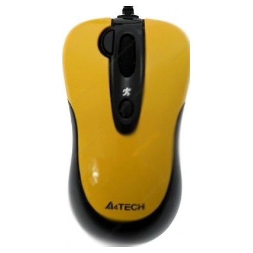 Купить Мышь A4Tech N-61FX-4 V-Track Padless Yellow USB в интернет-магазине Ravta – самая низкая цена