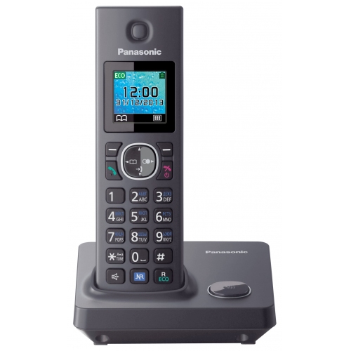 Купить Телефон DECT Panasonic KX-TG7851RUH (серый) в интернет-магазине Ravta – самая низкая цена