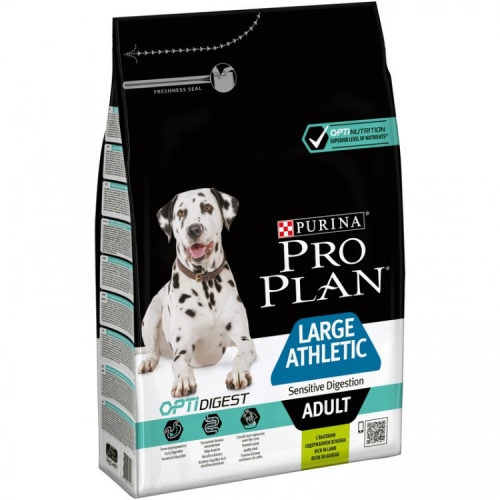 Купить ProPlan Dog ADULT LARGE BREED ATLETIC  Sensitive degistion, д/взрослых собак  с чувствительным пищ-е в интернет-магазине Ravta – самая низкая цена
