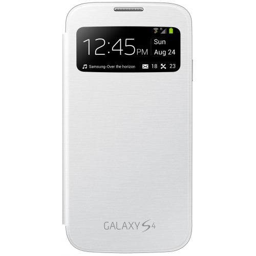 Купить Чехол Samsung для GT-I9500 Galaxy S4 EF-CI950BWE S-View (белый) в интернет-магазине Ravta – самая низкая цена